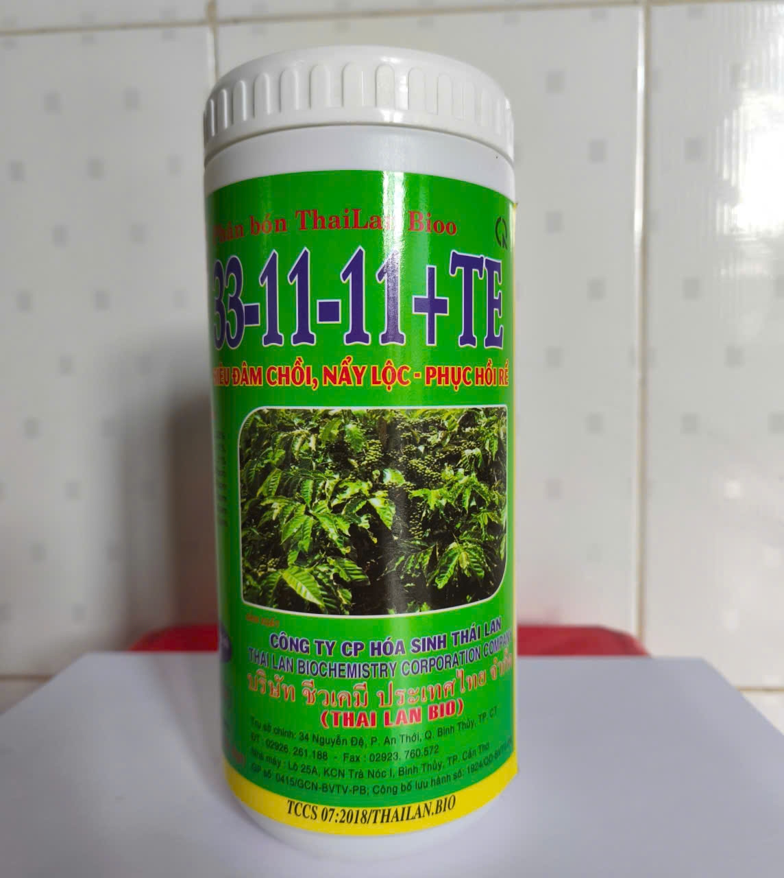 Phân bón ThaiLan Bio 33-11-11 + TE