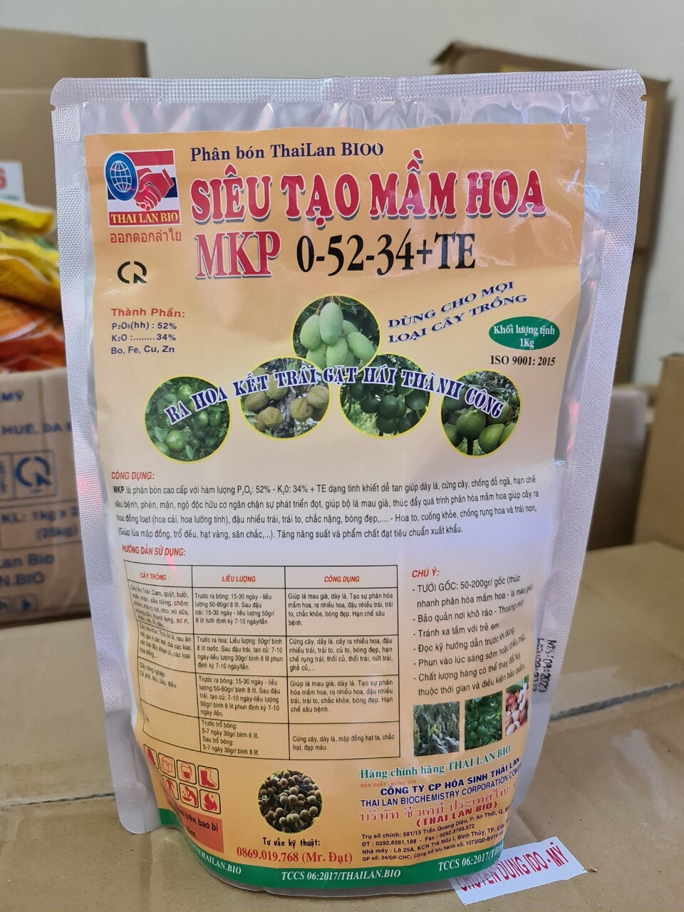 MKP (0-52-34)- Siêu Ra Hoa