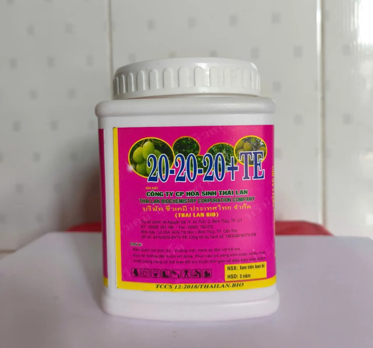 Phân bón ThaiLan Bio 20-20-20 + TE